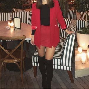 Zara Red Blazer